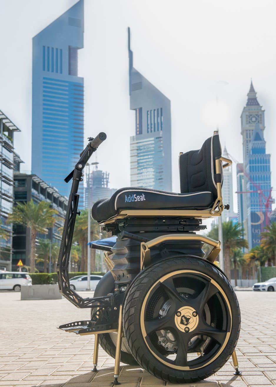 AddSeat on Segway I2 or I2SE
