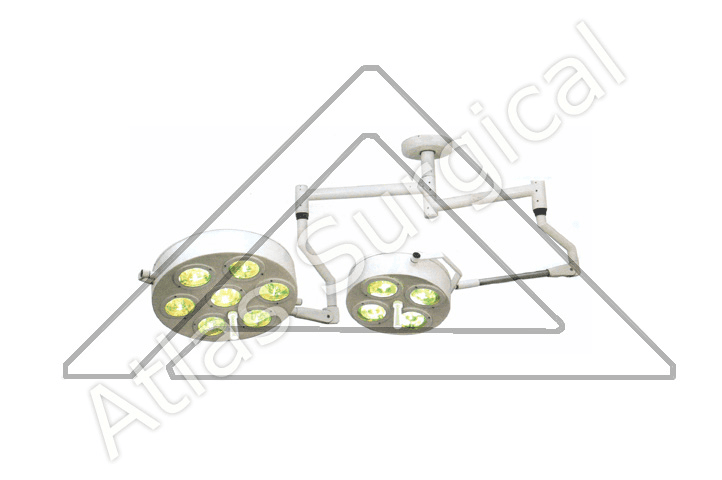 Surg. Operating Lights, Ceiling, 7+4 Reflector