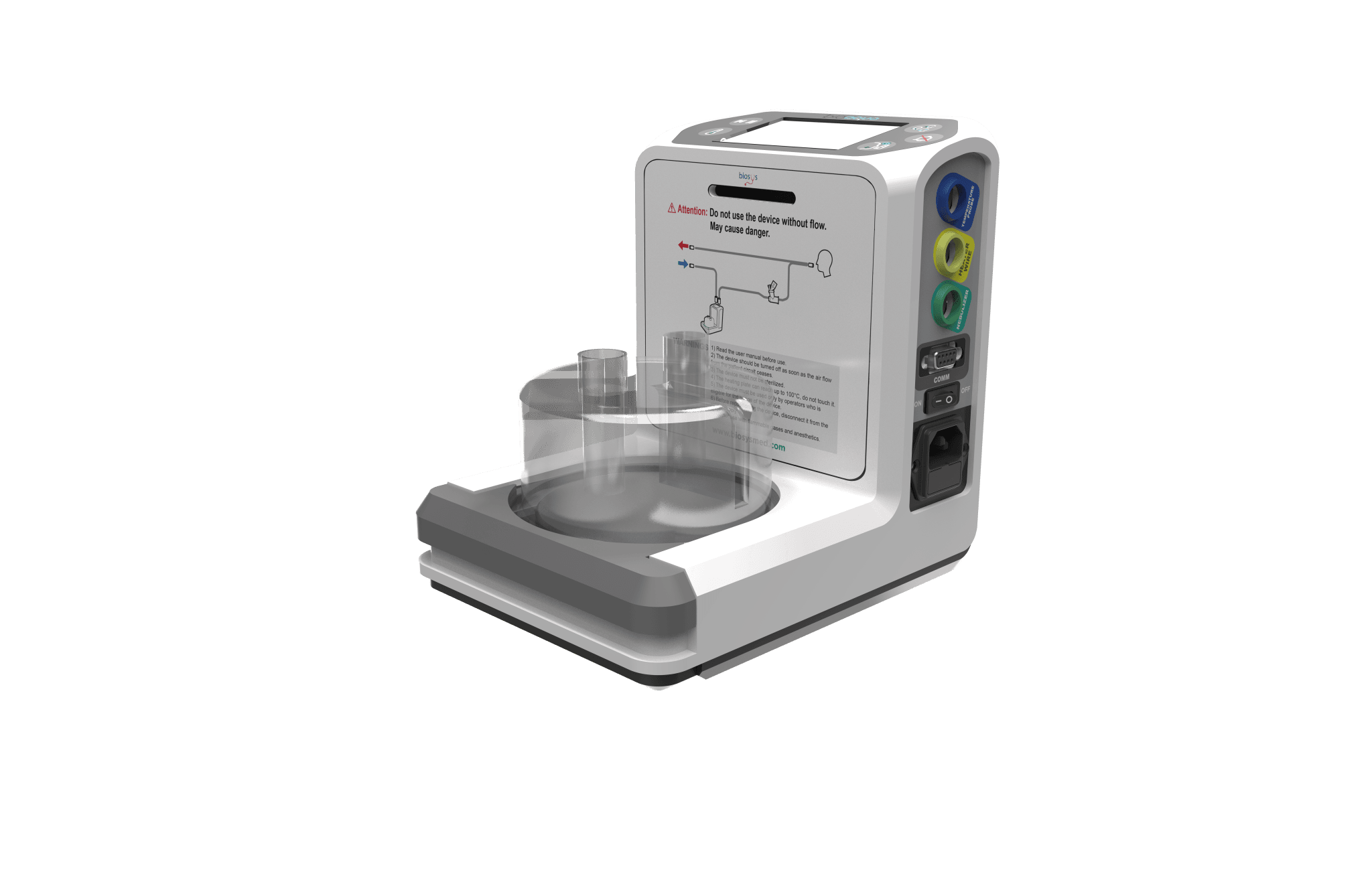 Ventilator Compatible Humidifier