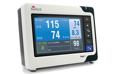 Automatic blood pressure measurement with SunTech ® Tango M2