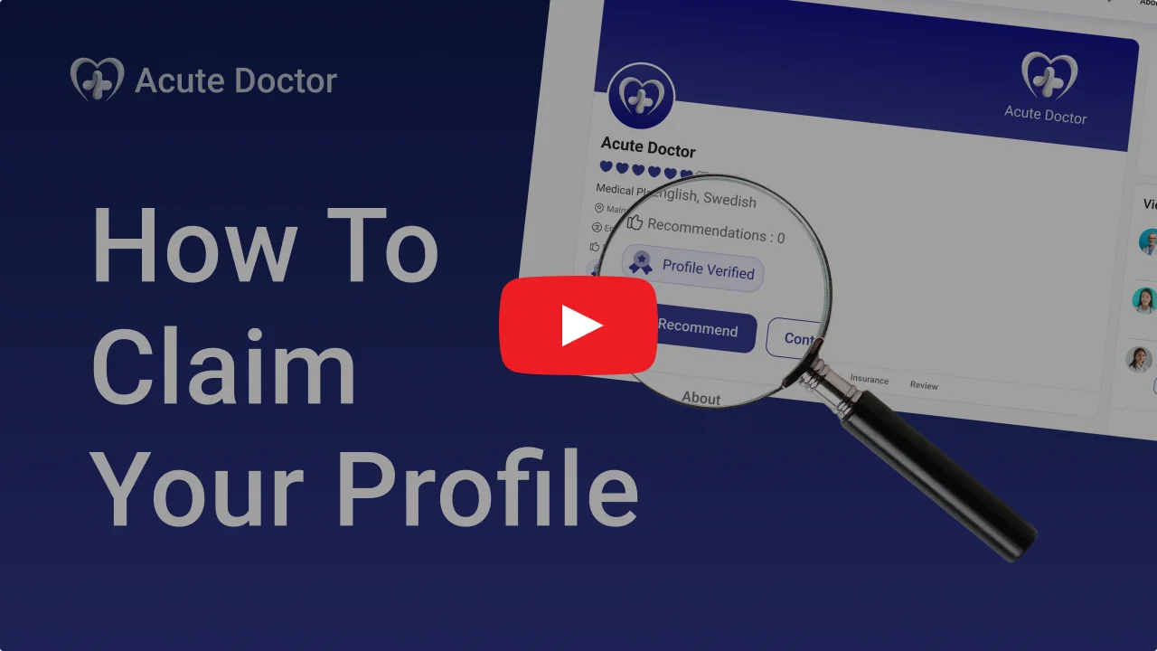 How to claim your profile